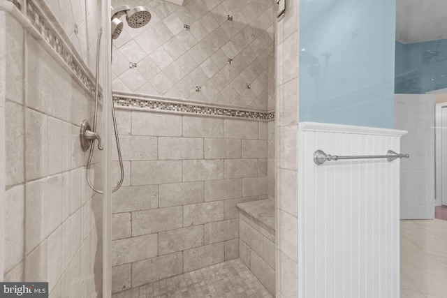 121 Beech Dr, Hatboro, PA 19040 - full bathroom featuring tiled shower