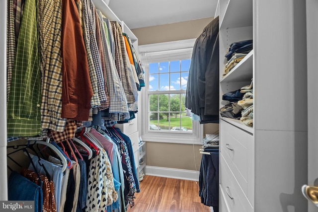 121 Beech Dr, Hatboro, PA 19040 - spacious closet featuring wood finished floors