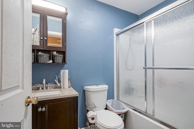 33 Laurel Rd, Millville, NJ 08332 - full bath with bath / shower combo with glass door, toilet, and vanity