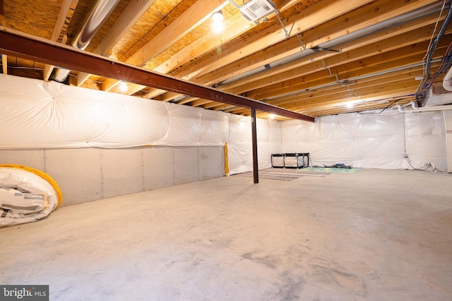 1722 Bradley Dr, Harrisburg, PA 17110 - view of unfinished basement