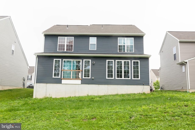 1722 Bradley Dr, Harrisburg, PA 17110 - rear view of property with a yard