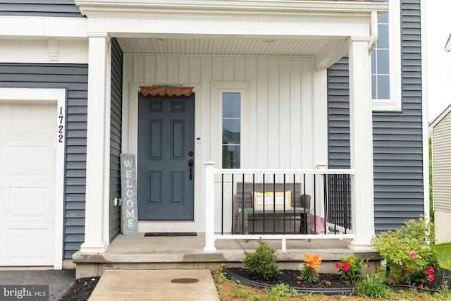 1722 Bradley Dr, Harrisburg, PA 17110 - doorway to property with a porch