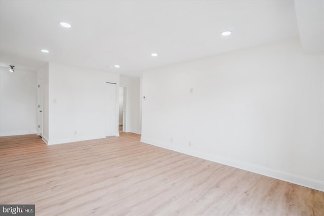 12001 Old Columbia Pike Unit 514, Silver Spring, MD 20904 - spare room with recessed lighting, light wood finished floors, and baseboards