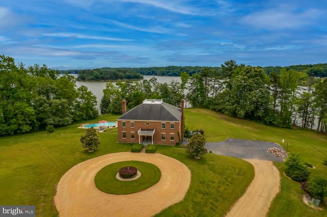 46369 Hattons Rest Ln, Lexington Park, MD 20653 - aerial view of a nearby body of water and a tree filled landscape