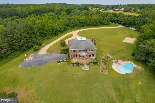 46369 Hattons Rest Ln, Lexington Park, MD 20653 - view of subject property featuring a heavily wooded area and a pool