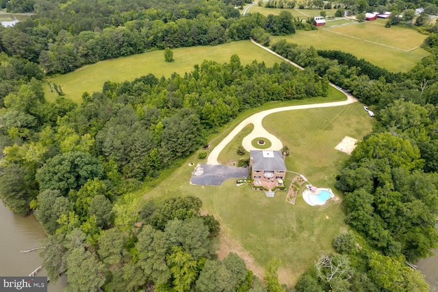 46369 Hattons Rest Ln, Lexington Park, MD 20653 - view of rural area featuring a heavily wooded area