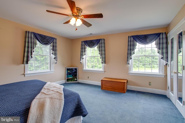46369 Hattons Rest Ln, Lexington Park, MD 20653 - carpeted bedroom with baseboards and ceiling fan