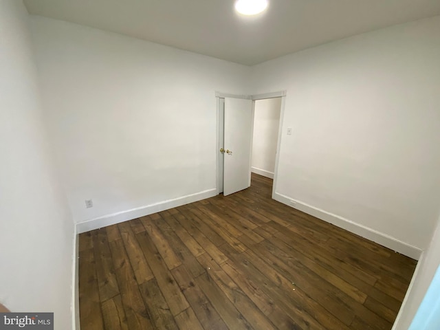 2546 N Marston St, Philadelphia, PA 19132 - spare room with dark wood-style floors and baseboards