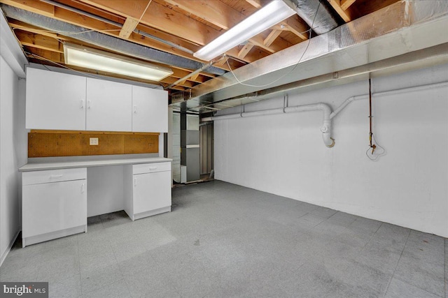 28 W Houndpack Way, Glen Mills, PA 19342 - unfinished below grade area with light floors