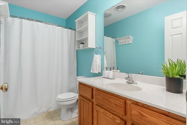 192 Antietam Dr, Waynesboro, PA 17268 - full bathroom with toilet, vanity, and tile patterned floors
