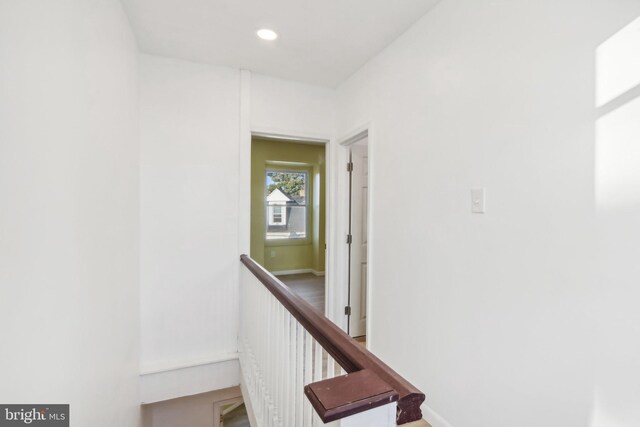 702 Main St, Darby, PA 19023 - stairs featuring baseboards and recessed lighting