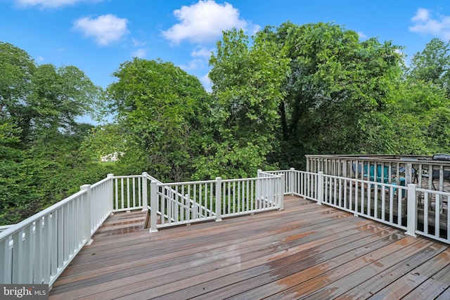 5948 Edgehill Ct, Alexandria, VA 22303 - view of wooden deck