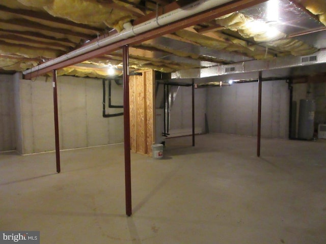 155 Wagon Wheel Ln, Mifflintown, PA 17059 - unfinished basement featuring water heater