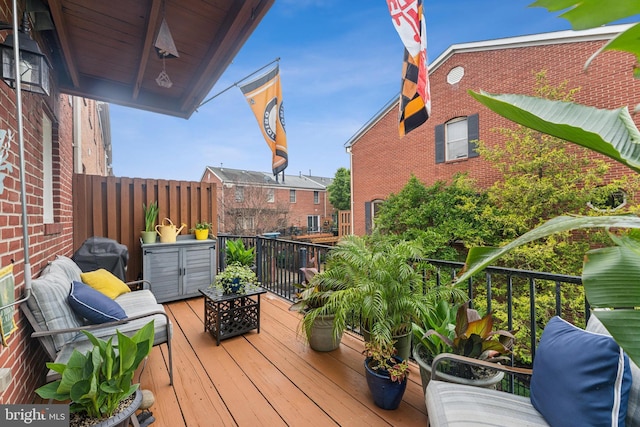 800 S Charles St, Baltimore, MD 21230 - deck featuring grilling area