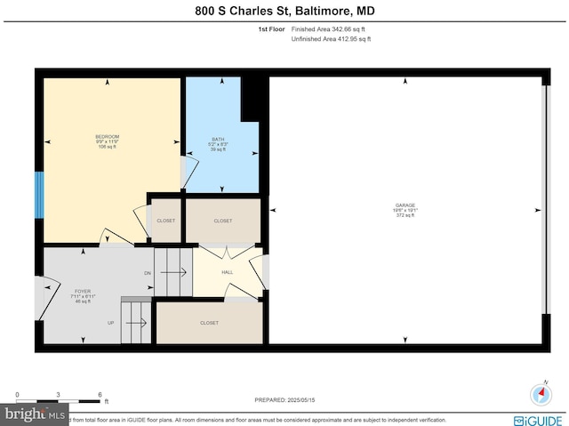 800 S Charles St, Baltimore, MD 21230 - room layout