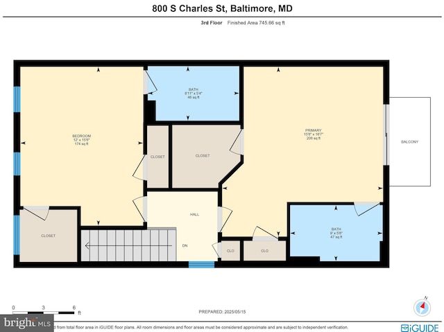 800 S Charles St, Baltimore, MD 21230 - room layout