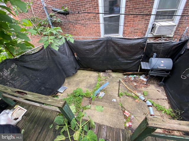 5336 Race St, Philadelphia, PA 19139 - exterior view of brick siding and cooling unit