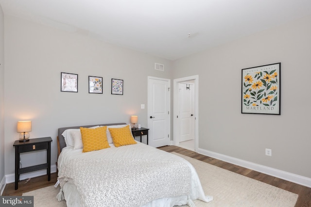 3471 Bullfrog Rd, Taneytown, MD 21787 - bedroom with wood finished floors and baseboards