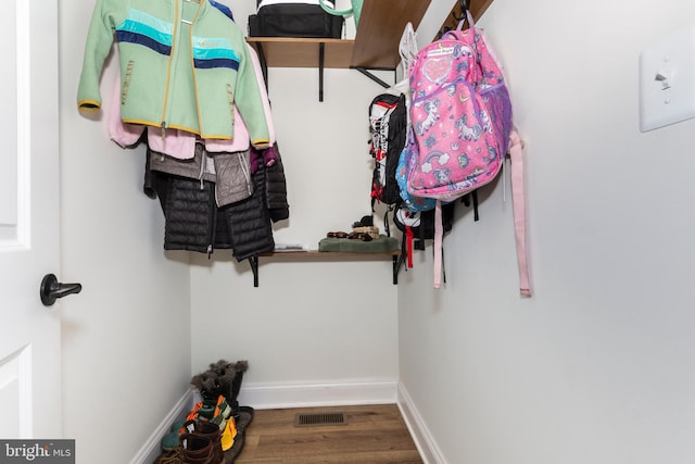 3471 Bullfrog Rd, Taneytown, MD 21787 - walk in closet with wood finished floors