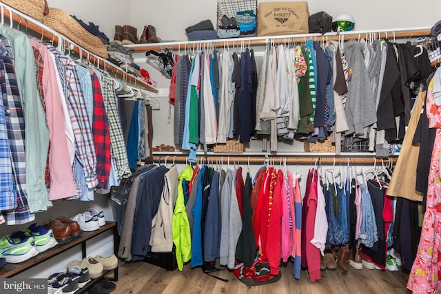 3471 Bullfrog Rd, Taneytown, MD 21787 - spacious closet with wood finished floors