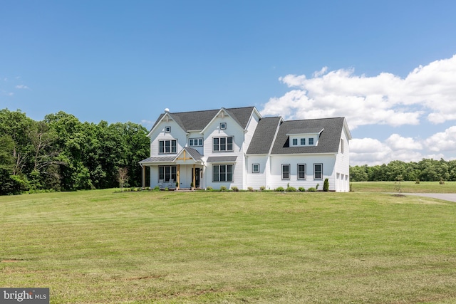 3471 Bullfrog Rd, Taneytown, MD 21787 - view of front of property with a porch, a front yard, and roof with shingles