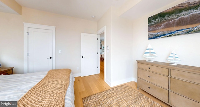 625 Bay Ave, Ocean City, NJ 08226 - bedroom featuring light wood finished floors and baseboards