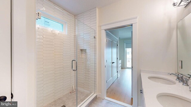 625 Bay Ave, Ocean City, NJ 08226 - full bath featuring a stall shower and double vanity