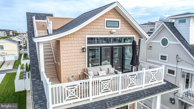 625 Bay Ave, Ocean City, NJ 08226 - back of house with roof with shingles