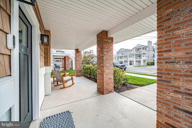 625 Bay Ave, Ocean City, NJ 08226 - view of patio / terrace with a porch