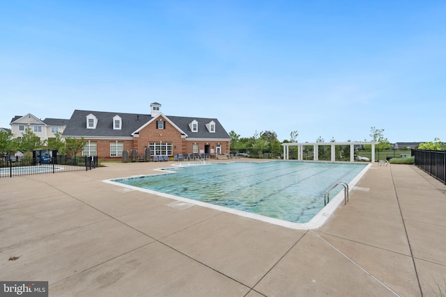 43008 Paris Gap Sq, Ashburn, VA 20148 - community pool featuring fence and a patio