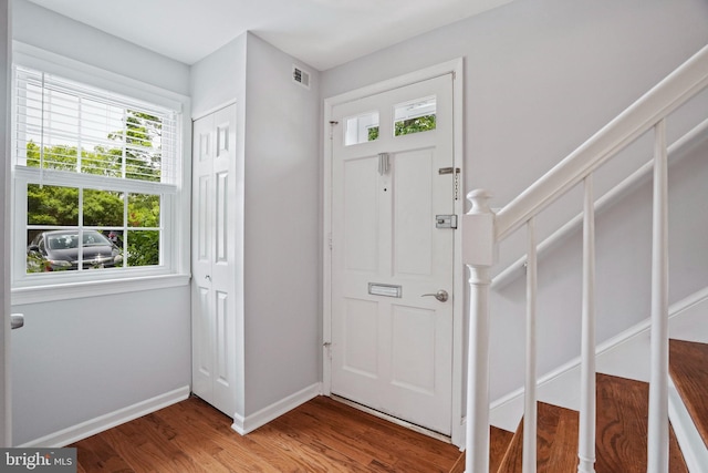 865 Azalea Dr Unit 26-865, Rockville, MD 20850 - entryway with wood finished floors and baseboards