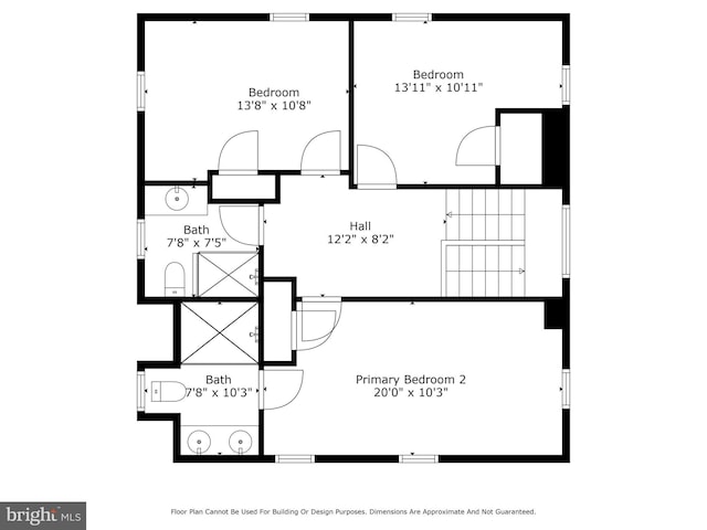 101 S Baton Rouge Ave, Ventnor City, NJ 08406 - view of floor plan / room layout