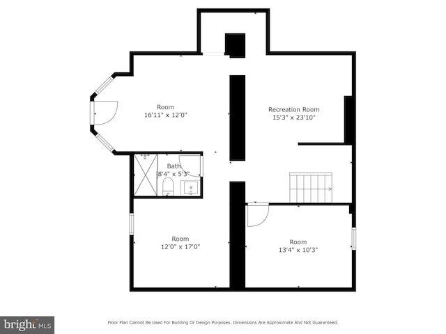 101 S Baton Rouge Ave, Ventnor City, NJ 08406 - view of floor plan / room layout
