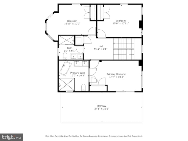 101 S Baton Rouge Ave, Ventnor City, NJ 08406 - view of floor plan / room layout