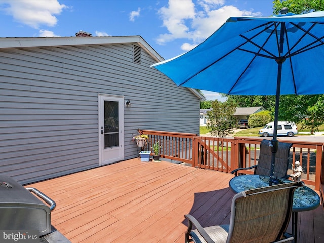 3357 Old Line Ave, Laurel, MD 20724 - deck featuring outdoor dining area