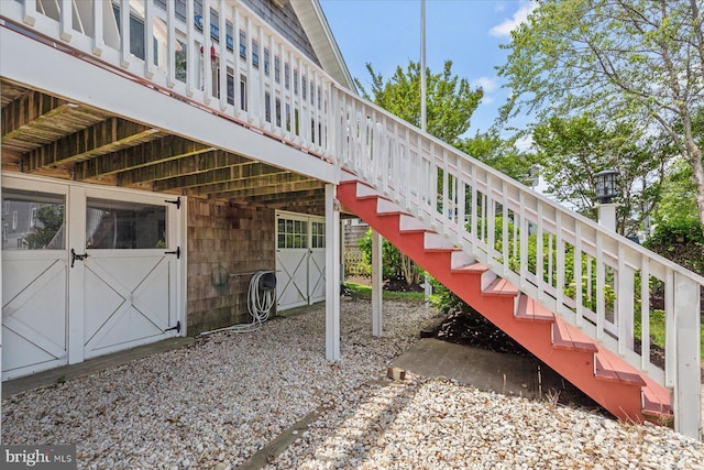 118 Parkwood St, Bethany Beach, DE 19930 - view of patio featuring stairs