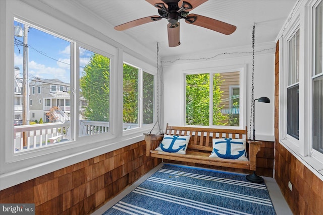 118 Parkwood St, Bethany Beach, DE 19930 - sunroom / solarium with wood walls