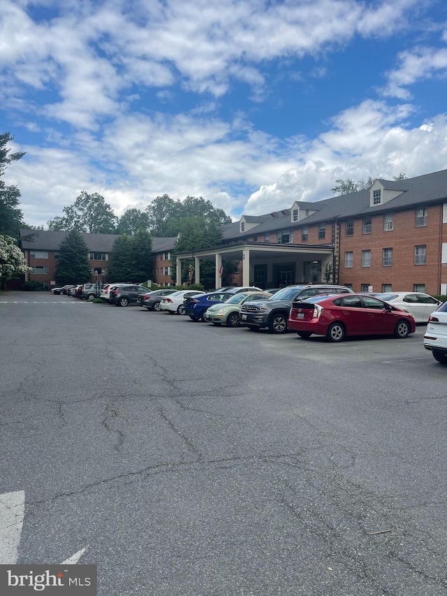view of uncovered parking lot
