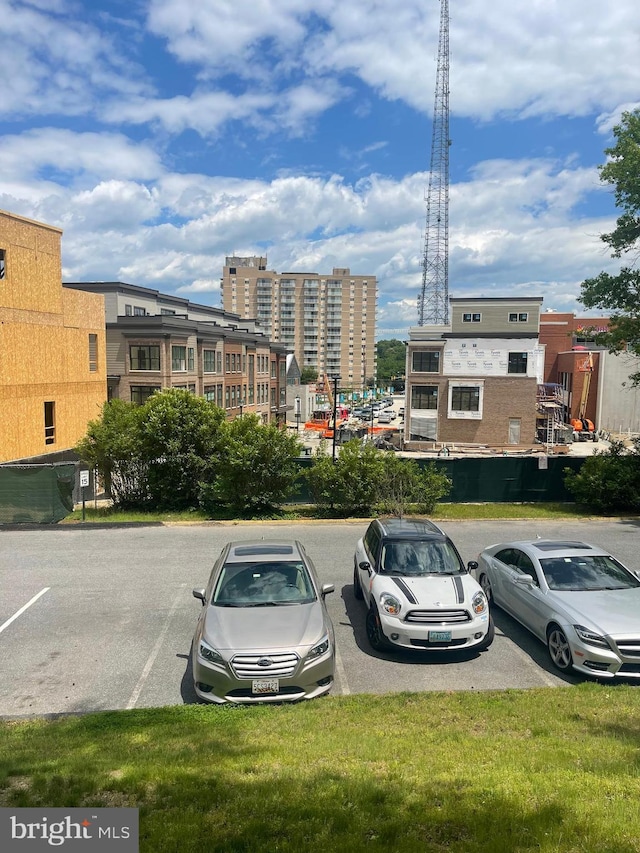 view of uncovered parking lot