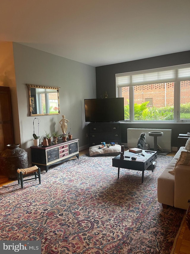 view of living area