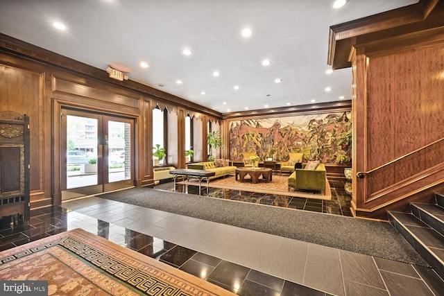 2501 Calvert St NW Unit 306, Washington, DC 20008 - community lobby with recessed lighting and ornamental molding