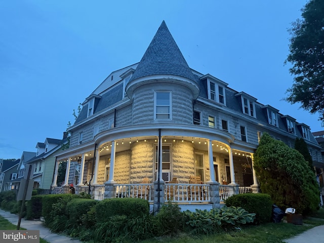 571 Congress Ave, Havre De Grace, MD 21078 - view of front of house featuring covered porch and a high end roof