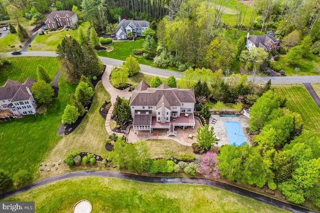 217 Rising Meadow Way E, Stroudsburg, PA 18302 - aerial view of property and surrounding area