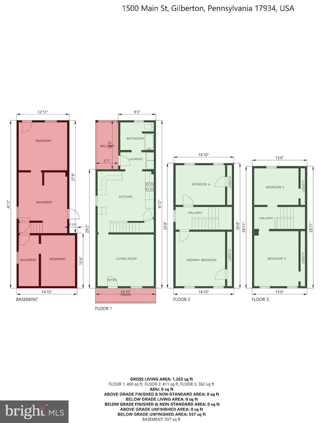 1500 Main St, Gilberton, PA 17934 - property floor plan