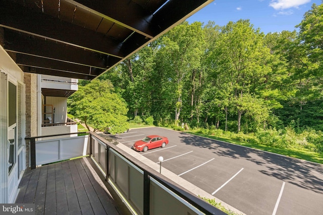 view of deck