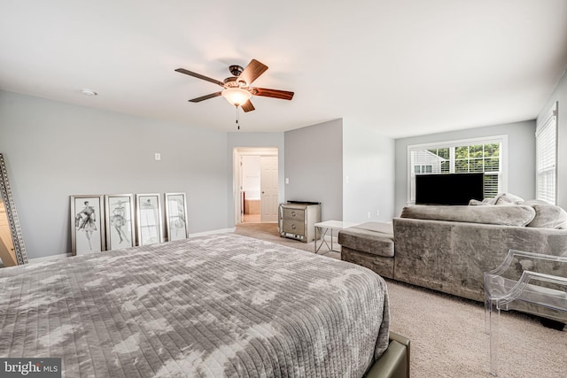3104 Reach Eagle Ct, Woodbridge, VA 22191 - carpeted bedroom featuring ceiling fan