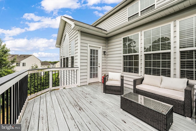 3104 Reach Eagle Ct, Woodbridge, VA 22191 - wooden deck featuring an outdoor living space