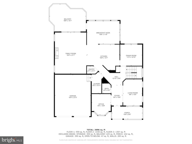 3104 Reach Eagle Ct, Woodbridge, VA 22191 - floor plan / room layout