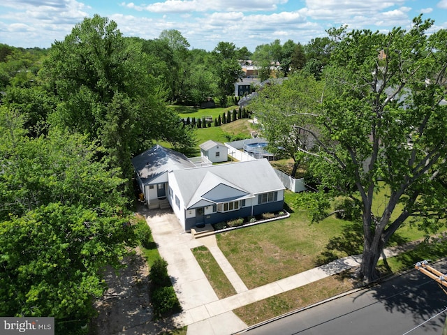 38 Ward Ave, Audubon, NJ 08106 - view from above of property with a tree filled landscape