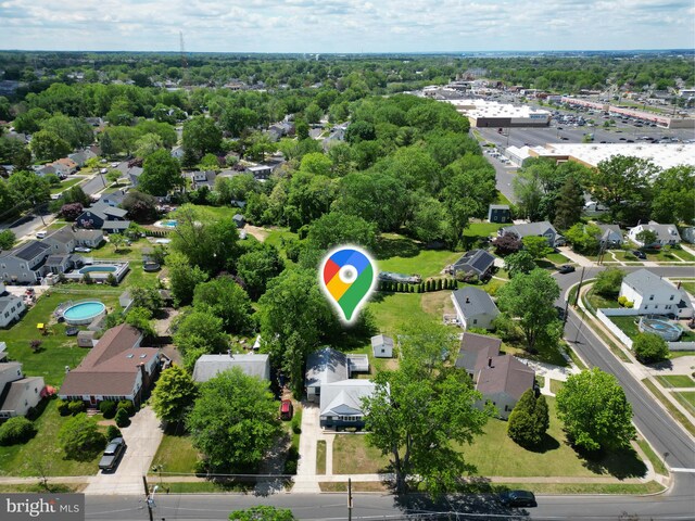 38 Ward Ave, Audubon, NJ 08106 - aerial view of residential area with a tree filled landscape